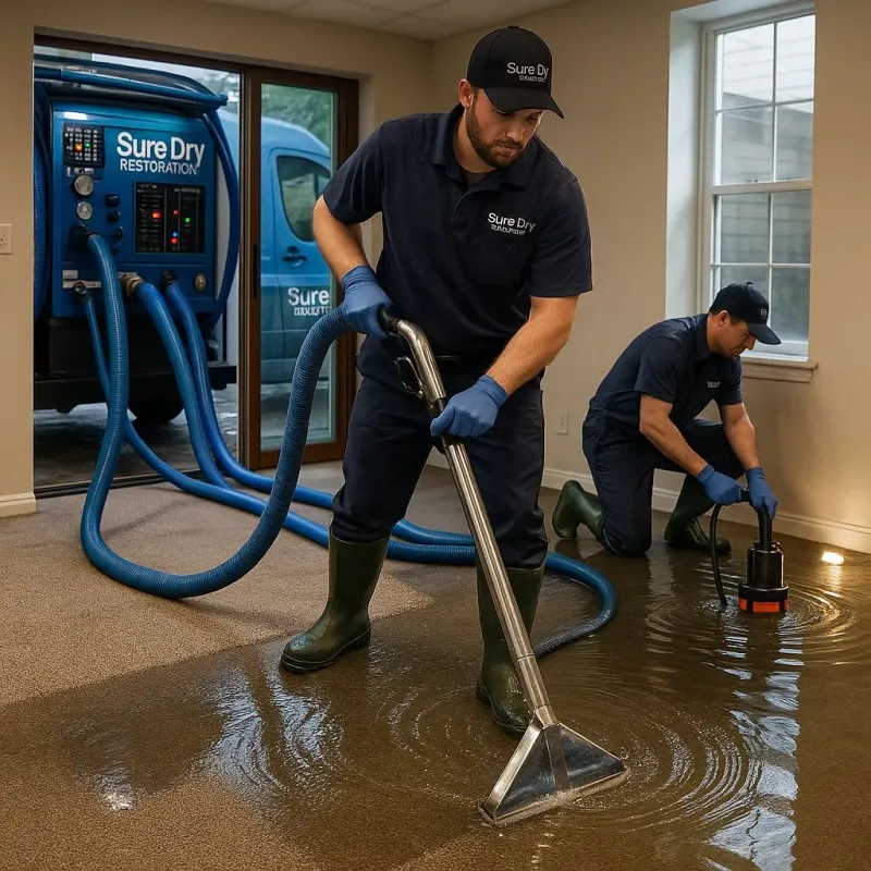Water Extraction and Removal process in Sparta, NJ